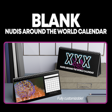 画像をギャラリービューアに読み込む, Blank Monthly Nudibranchs from Around the World 12 Month Table/Desk Calendar
