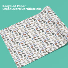 画像をギャラリービューアに読み込む, I LOVE NUDIS™ White Nudibranch Collage Recycled Gift Wrapping Paper
