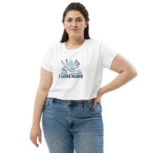 Load image into Gallery viewer, I LOVE NUDIS™ Crop Top - White
