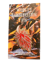 Load image into Gallery viewer, Hopkins&#39; Rose (Okenia rosacea) Nudibranch Wildlife Conservation Enamel Pin
