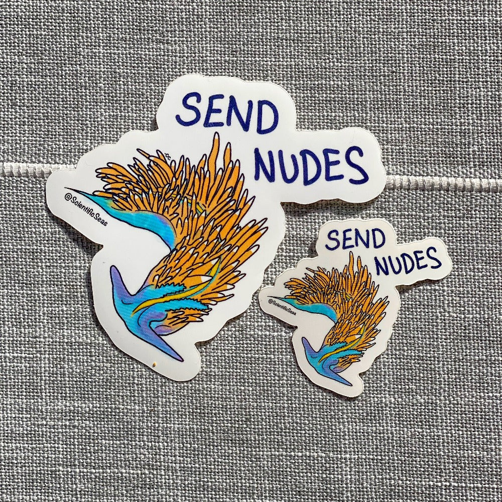 Send Nudes Nudibranch Stickers