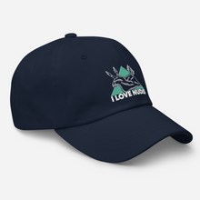 Load image into Gallery viewer, I LOVE NUDIS™ Nudibranch Dad Hat - Navy Blue
