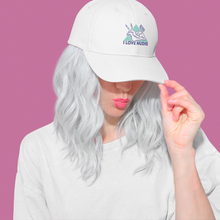 Load image into Gallery viewer, I LOVE NUDIS™ White Dad Hat on Model
