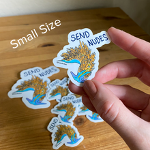 Load image into Gallery viewer, Send Nudes Nudibranch Stickers Small size
