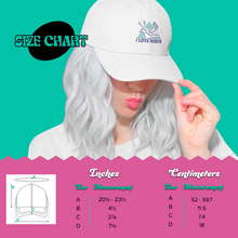 Load image into Gallery viewer, I LOVE NUDIS™ Nudibranch Dad Hat - White
