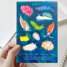 Load image into Gallery viewer, Sea Slugs and Nudibranchs of the North American Pacific Sticker Sheet
