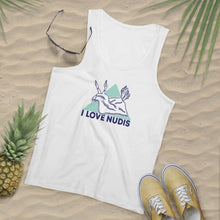 Load image into Gallery viewer, White I LOVE NUDIS Tank Top in Sand
