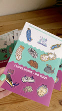 ギャラリービューアI LOVE NUDIS™ Colorful Vinyl Sticker Sheet with 11 adorable Nudibranchs and Sea Slugsに読み込んでビデオを見る
