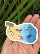 Load image into Gallery viewer, Nude Beach Nudibranch Stickers
